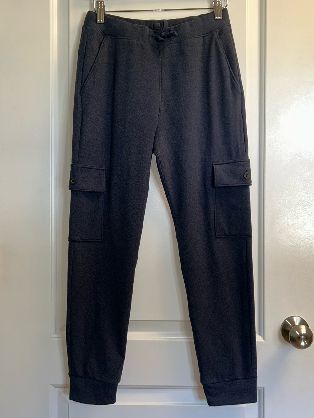 ABERCROMBIE KIDS Navy Cargo Jogger Sweatpants